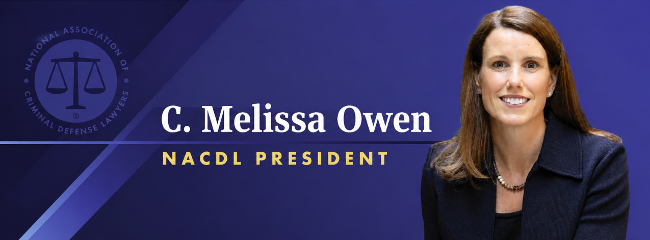 NACDL President C. Melissa Owen
