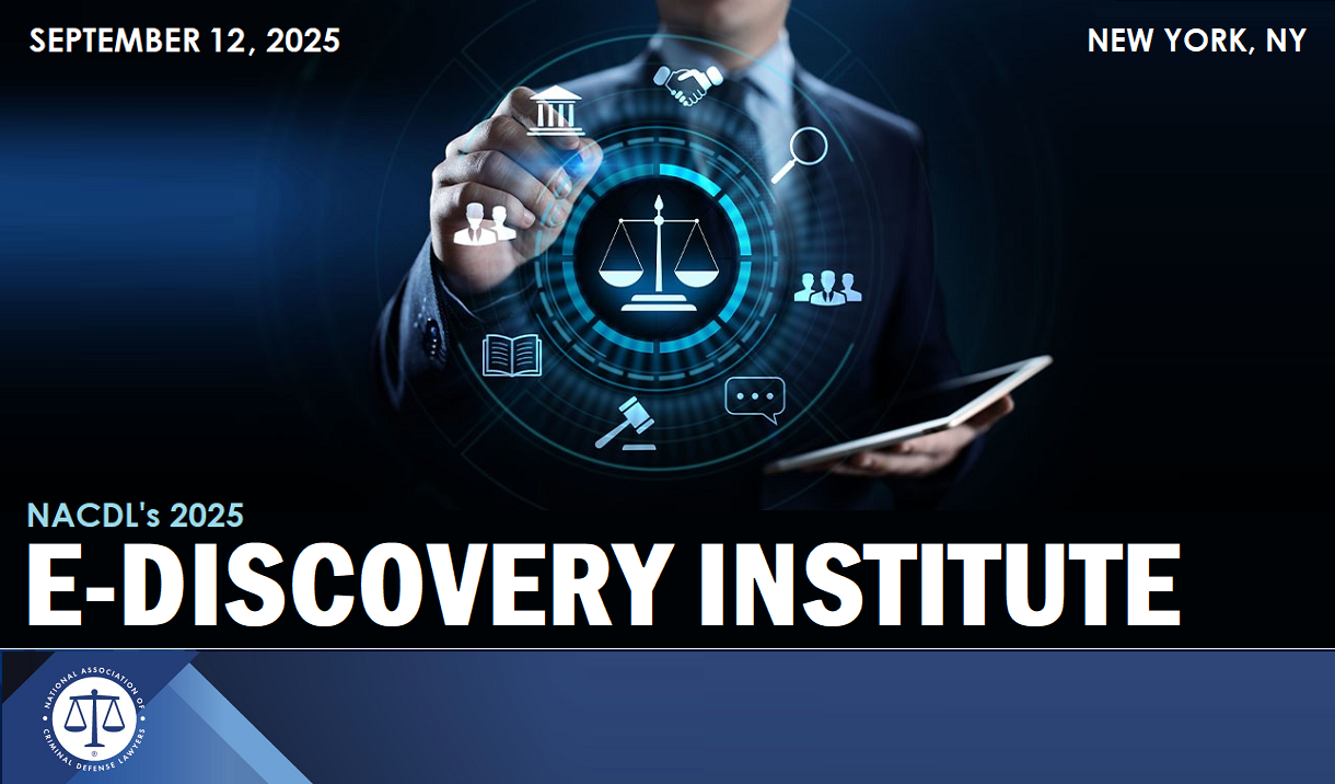 2025 E-Discovery Institute Cover