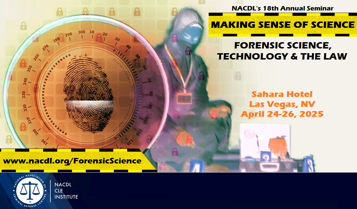 2025 Forensic Science Seminar Cover