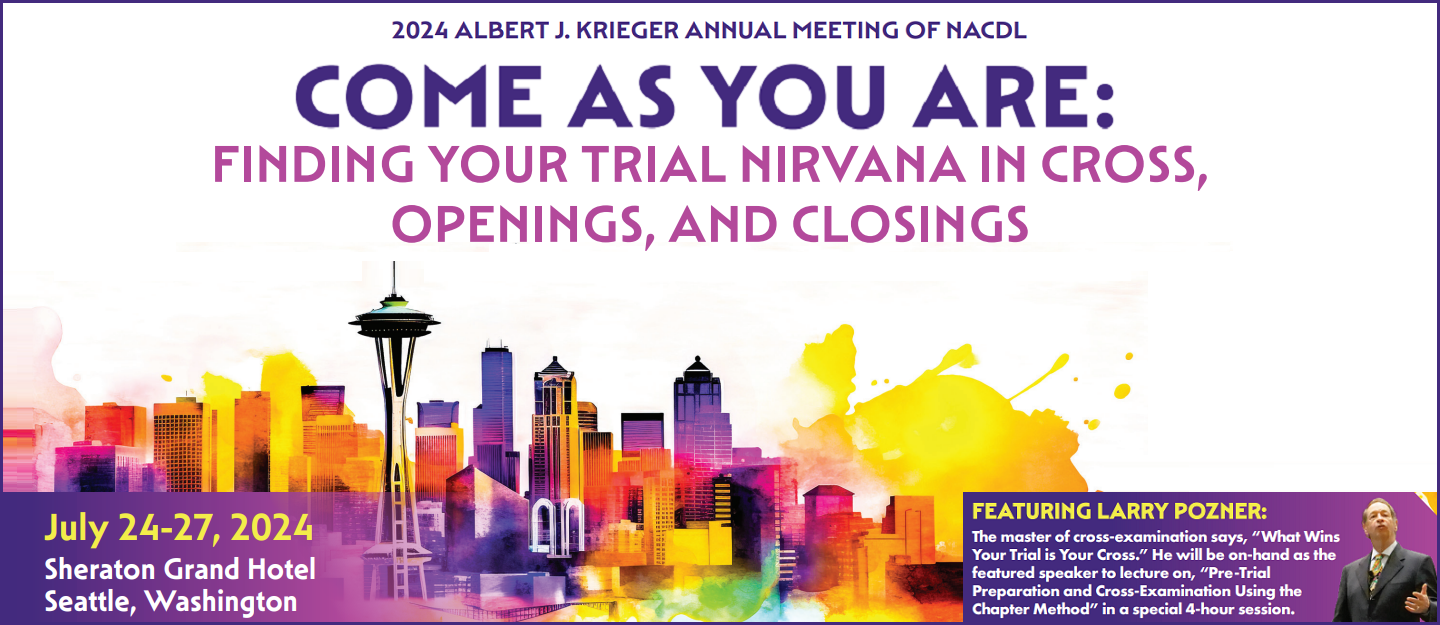 2024 Albert J. Krieger Annual Meeting of NACDL image