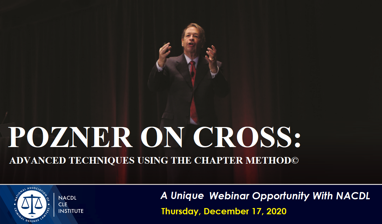 Article Pozner on Cross: Advanced Techniques Using the Chapter Method©