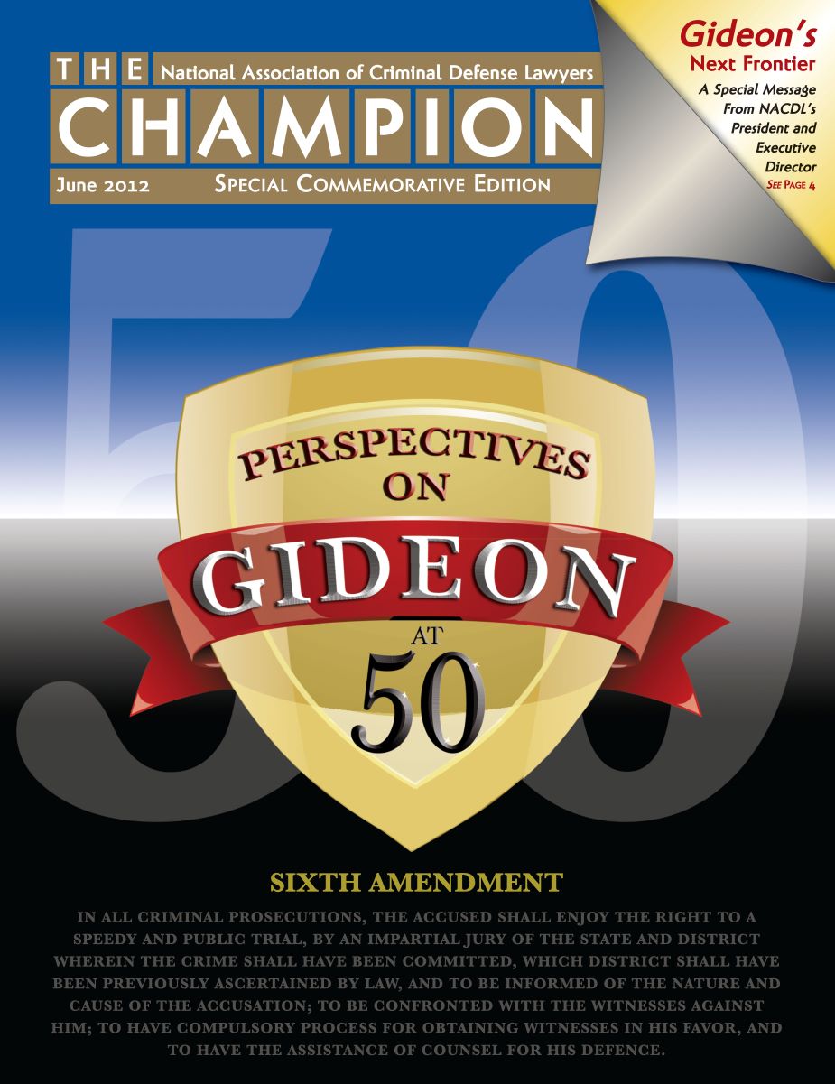 June 2012 cover of The Champion magazine