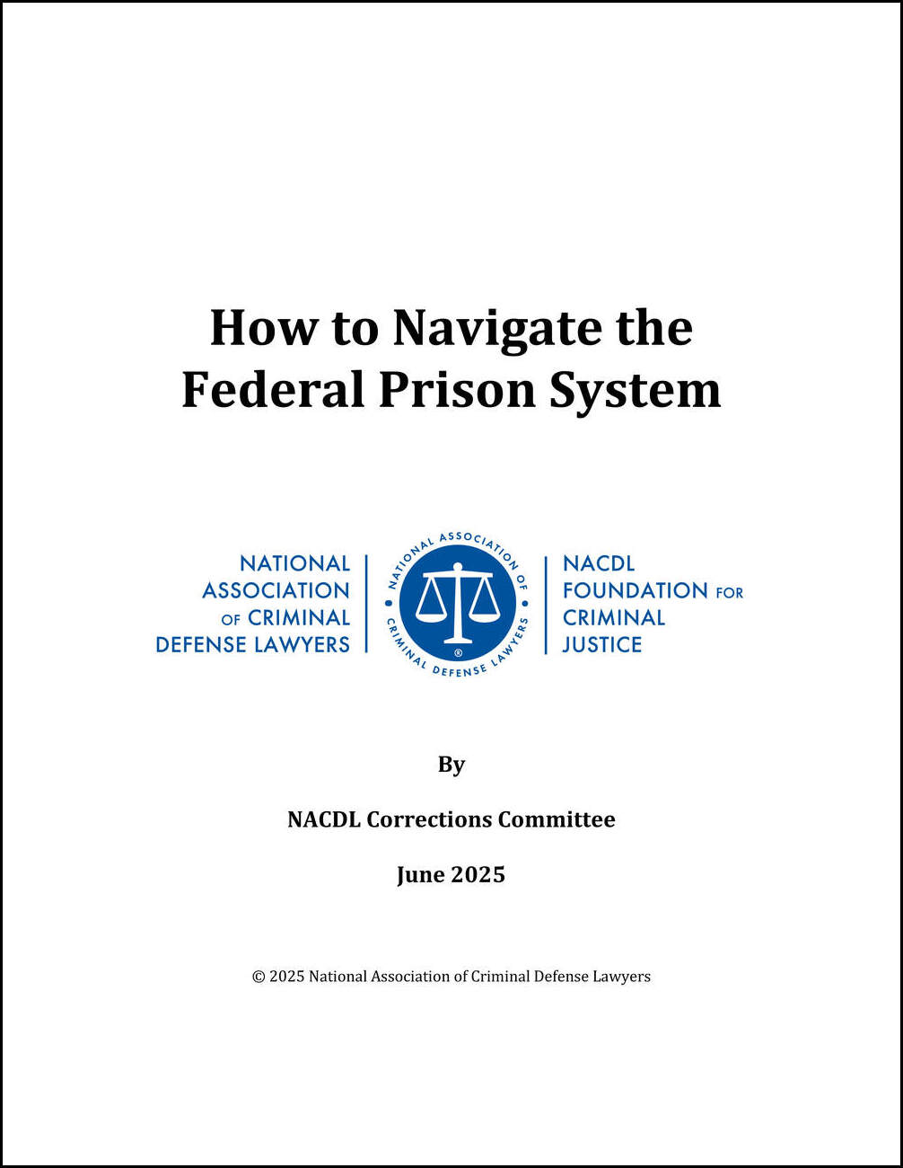 How to Navigate the Federal Prison System Cover