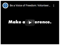 Be a Voice of Freedom Video