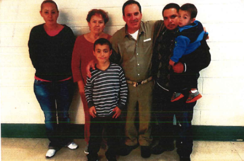 Photo of Juan Gabriel Cisneros with family