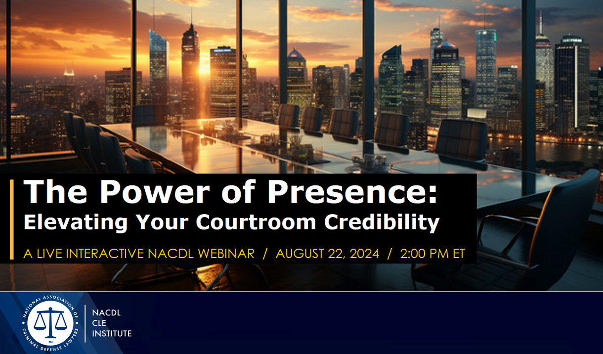 The Power of Presence: Elevating Your Courtroom Credibility Cover